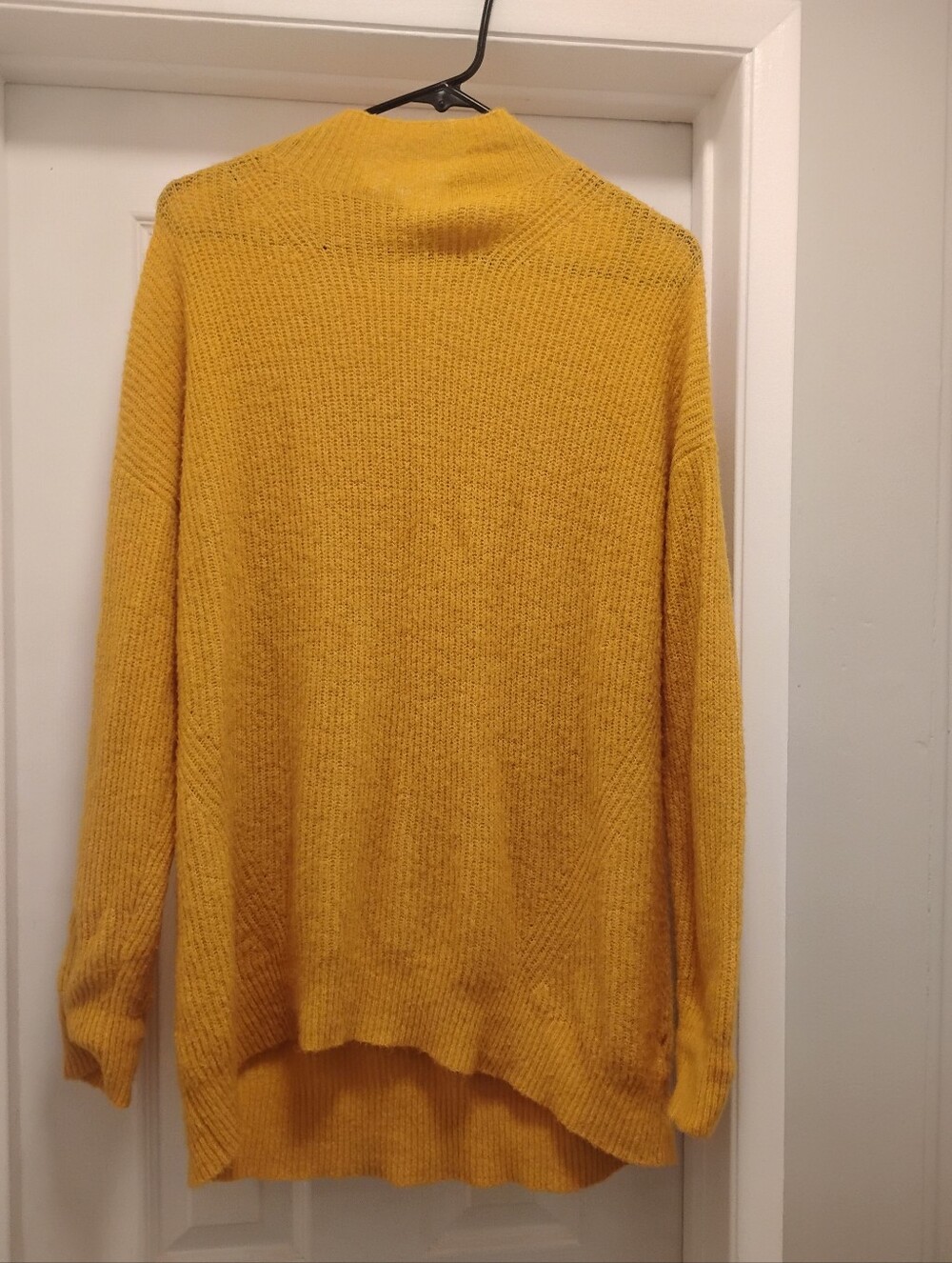 Mustard Yellow Cozy Knit Women's Sweater